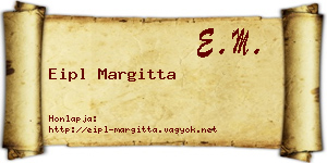 Eipl Margitta névjegykártya
